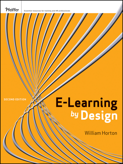 Title details for e-Learning by Design by William Horton - Available